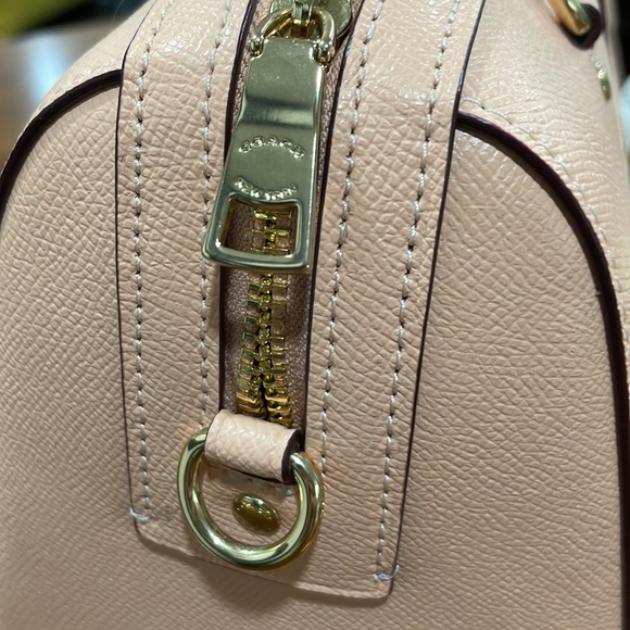 Coach Rowan Satchel Crossgrain Pink Leather with Leather Wallet LIKE NEW! - Picture 3 of 11